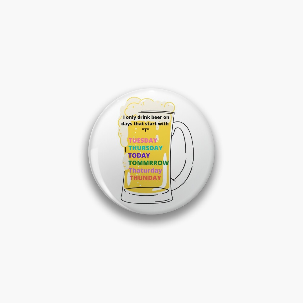 Discover Beer day Pin