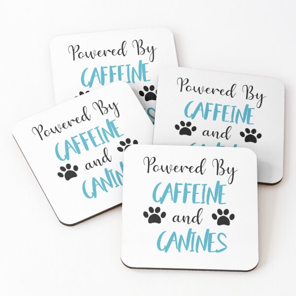 Item preview, Powered By Caffeine And Canines designed and sold by All in One  Design.