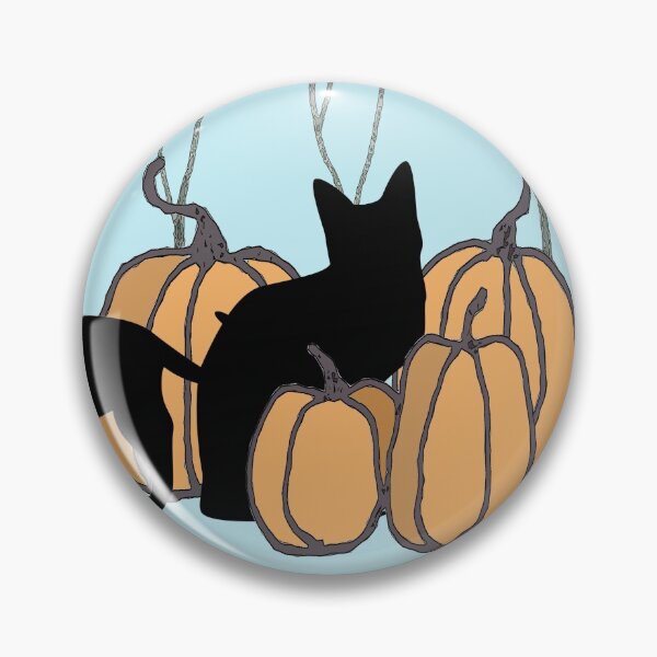 Item preview, Black Cats and Pumpkin Patch designed and sold by Melissa J Barrett.