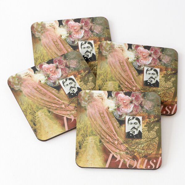 Item preview, Marcel Proust Collage Portrait designed and sold by STYLE + EXPRESSION.