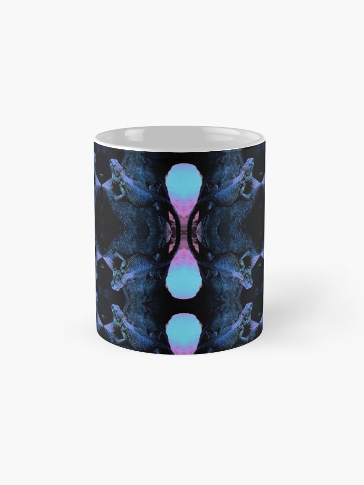 Alternate view of Psychedelic Bearded Dragon Pattern Mug