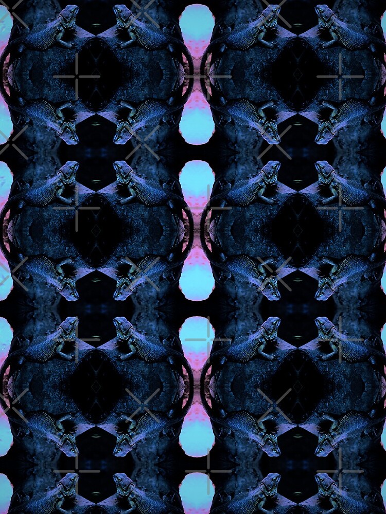 Psychedelic Bearded Dragon Pattern by snibbo71