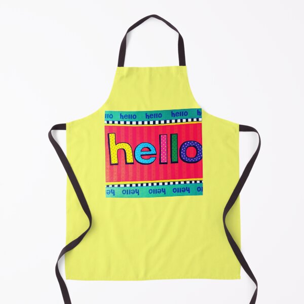 Item preview, Hello, brighten any room with this colorful hello designed and sold by Dwindell.