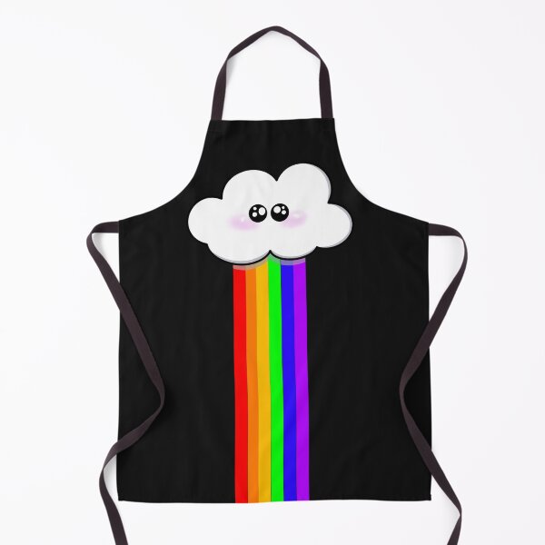 Item preview, Rainbow cloud in black designed and sold by lovingkakeart.