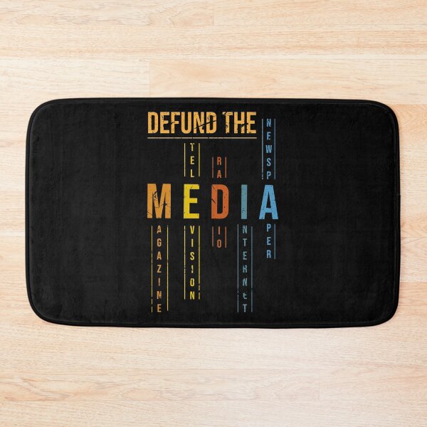 Item preview, Retro Vintage Defund the media Fake News Political Protest designed and sold by 2MDesign.