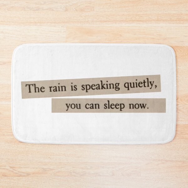 Item preview, The Rain is Speaking Quietly... designed and sold by DoodleDashCollective.