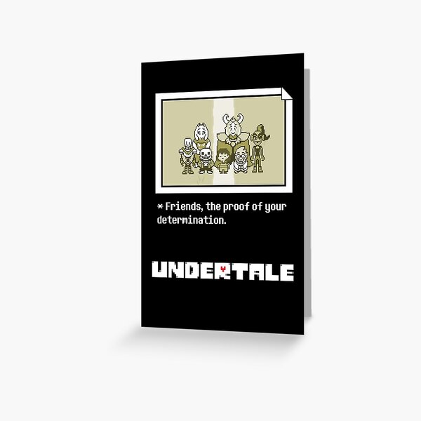 Chibi Undertale Characters | Greeting Card