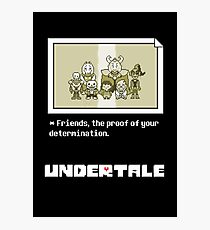 Undertale Zeichen Fotodruck