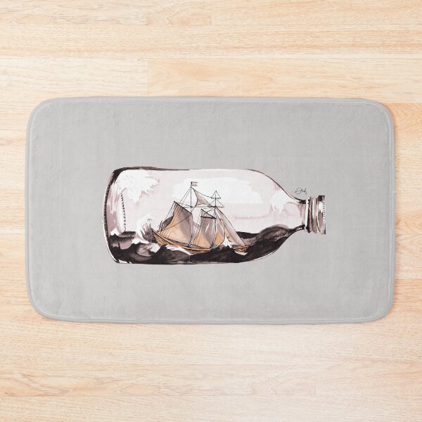 Item preview, Ship in a Bottle designed and sold by erinmairiart.