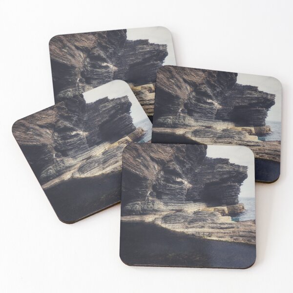 Item preview, The dramatic rock formations on the cliffs at Cantick Head Lighthouse on the beautiful Orkney island of Hoy in Scotland designed and sold by Alan Mackinnon.