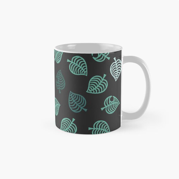 Item preview, Nook Leaf Aloha Logo - Blue / Green Teal on dark Grey Color designed and sold by TheMajesticGoat.