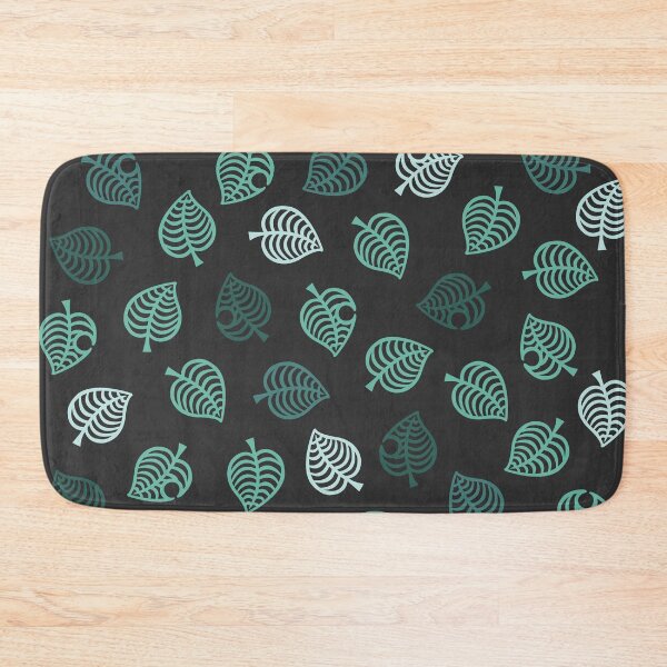 Item preview, Nook Leaf Aloha Logo - Blue / Green Teal on dark Grey Color designed and sold by TheMajesticGoat.