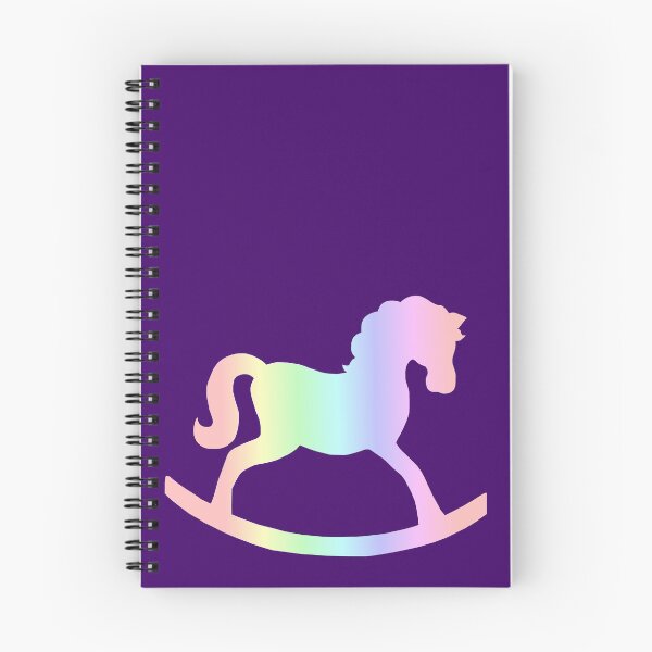 Item preview, Pastel Rocking Horse Silhouette  designed and sold by Deborah Camp.