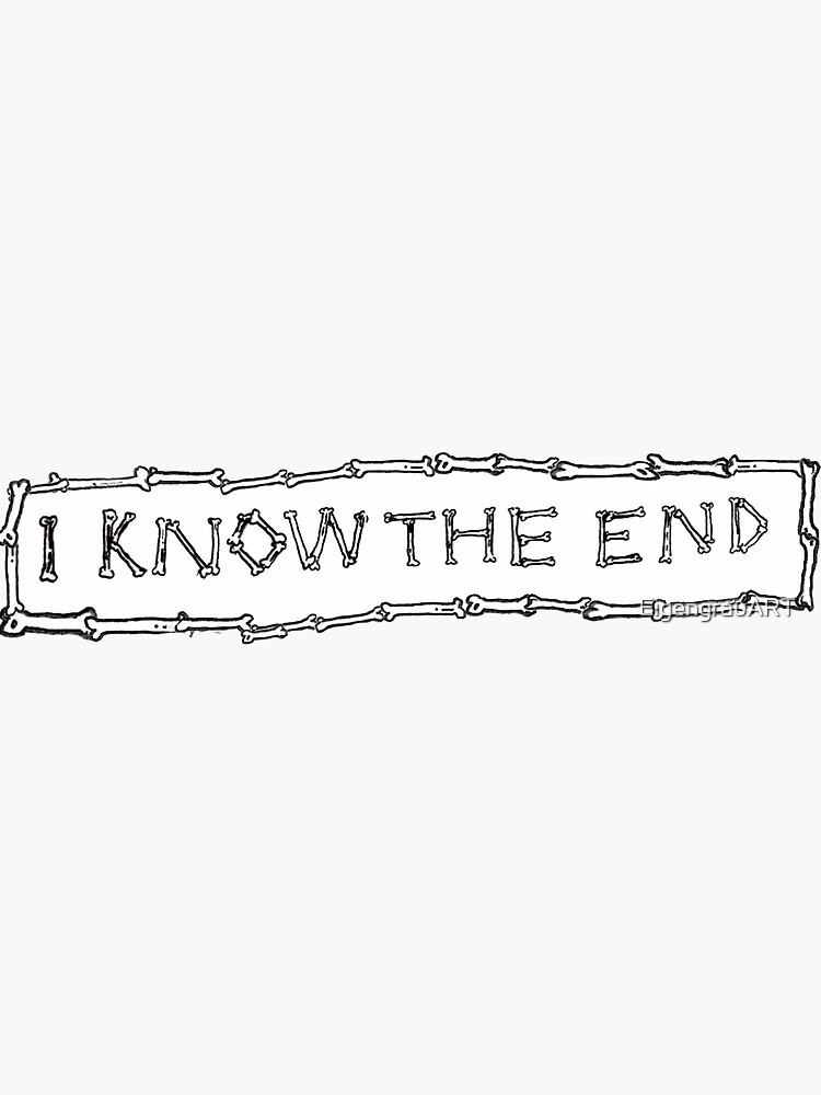 I know the end Phoebe Bridgers Tote Bag for Sale by EigengrauART