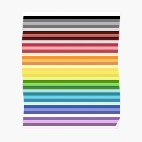 Color. Colored, multi-colored stripes. Colors. #Color #Colored #multicolored #stripes #Colors   Poster