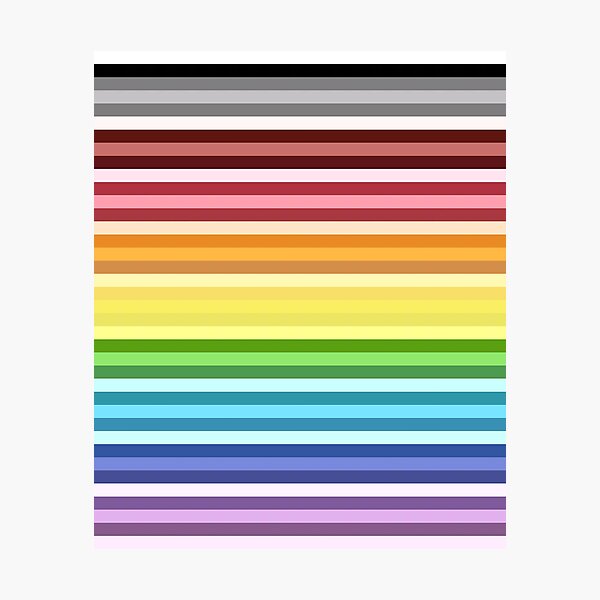 Color. Colored, multi-colored stripes. Colors. #Color #Colored #multicolored #stripes #Colors   Photographic Print