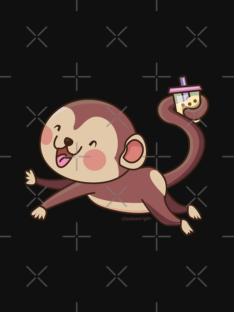 Cute Boba Monkey by BobaOrigin