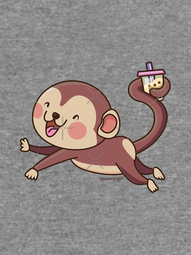 Cute Boba Monkey by BobaOrigin