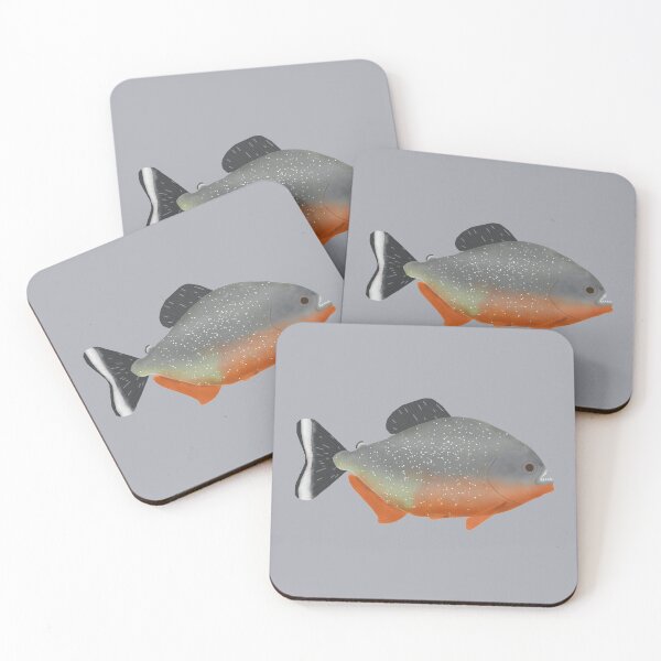 Item preview, Red Belly Piranha designed and sold by fishfolkart.