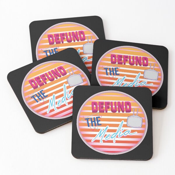 Item preview, Defund the media Fake News Political Protest designed and sold by 2MDesign.