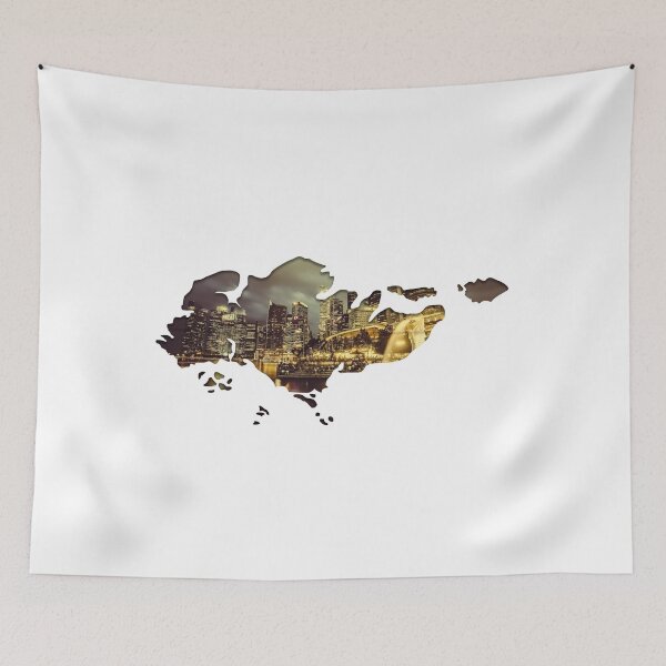 Item preview, Singapore Map designed and sold by Kaixiu-Art.