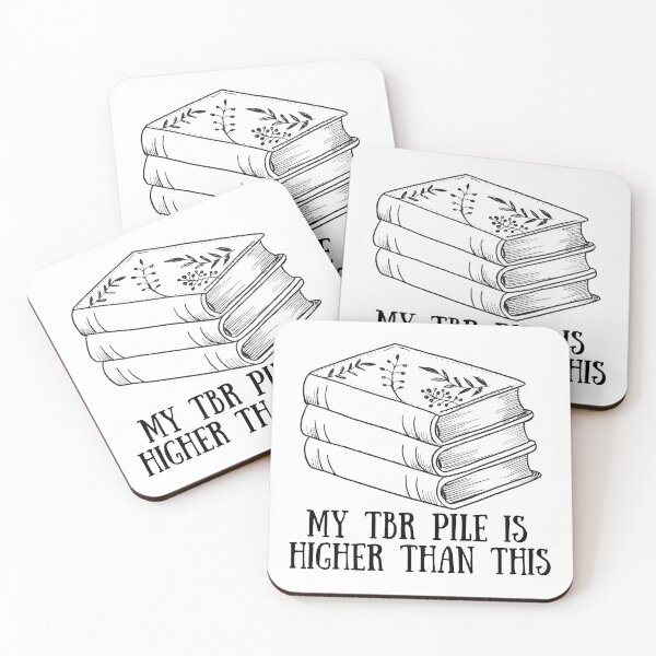 Item preview, My TBR pile is higher than this designed and sold by victoriasstudio.