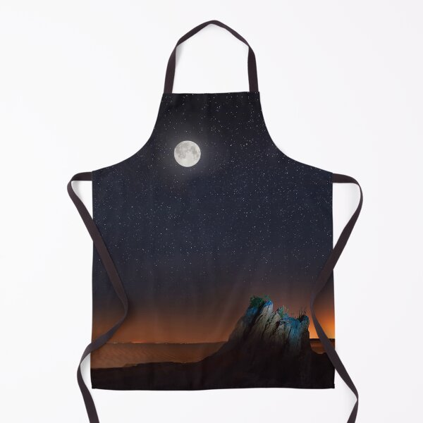 Item preview, Fool moon and stars over stone in desert designed and sold by Maks08.