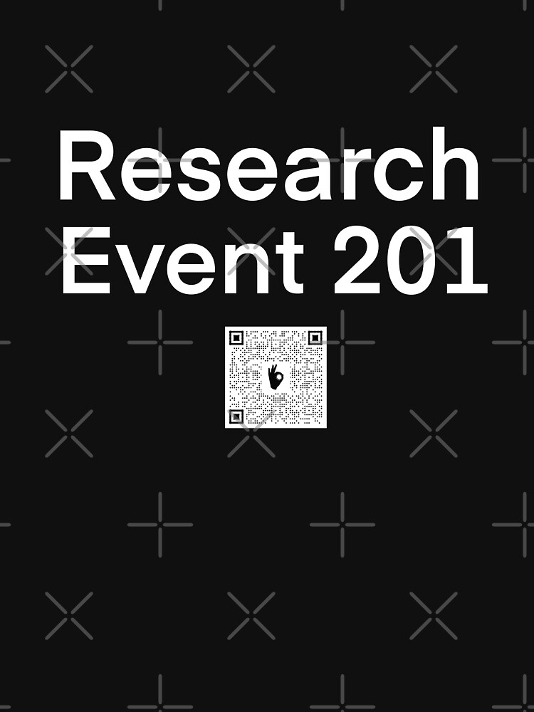 Research Event 201 QR Code by AYKDesigns