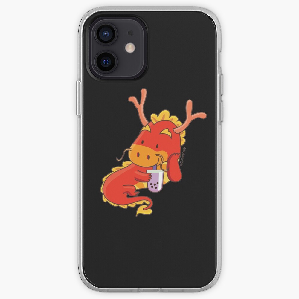 Cute Boba Dragon iPhone Case & Cover