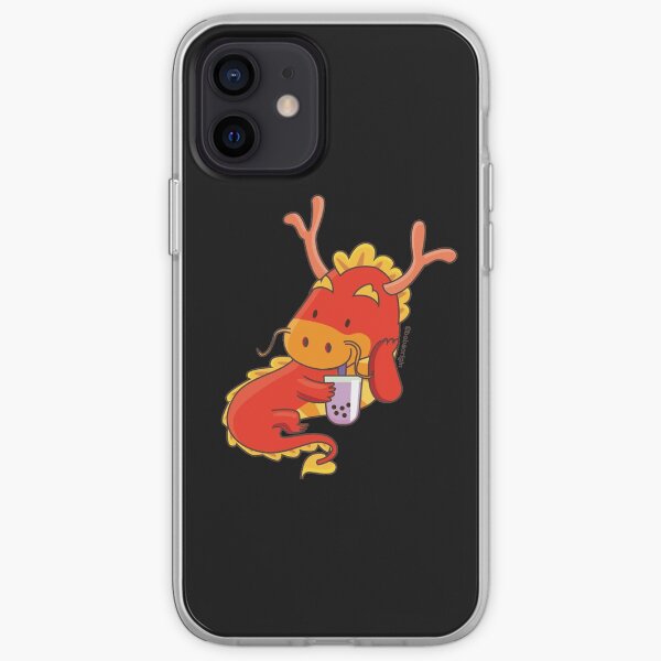 Cute Boba Dragon iPhone Soft Case