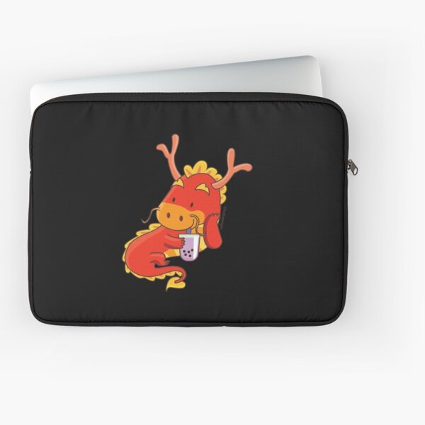 Cute Boba Dragon Laptop Sleeve