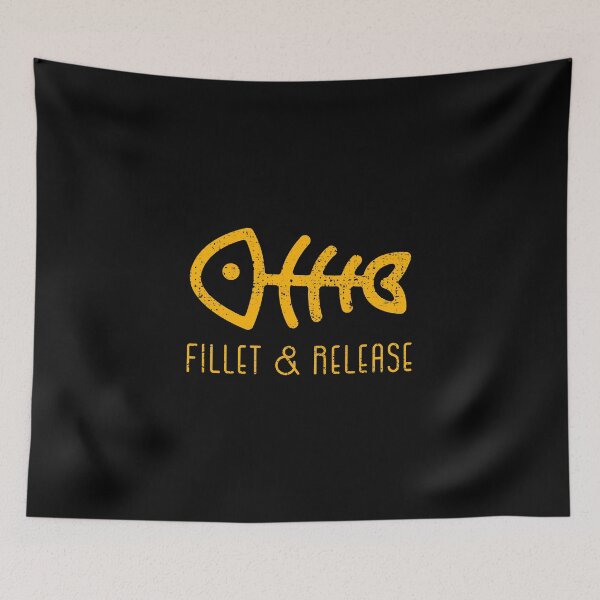 Item preview, Fillet And Release Fish Bones Fisherman Funny designed and sold by artworkbyrihen.