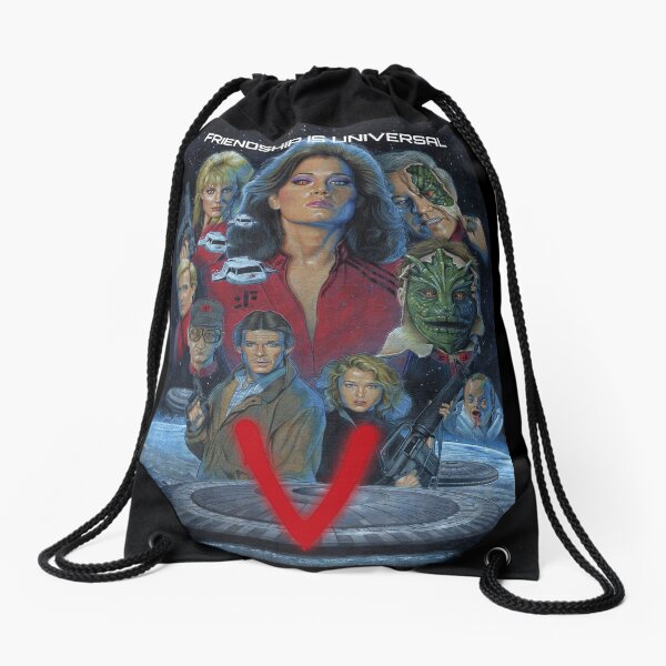 V Visitors Drawstring Bag