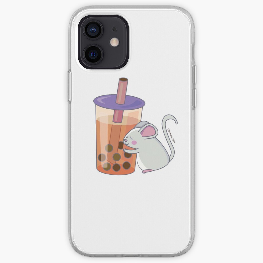 Chinese Zodiac Rat w/ Boba iPhone Case & Cover
