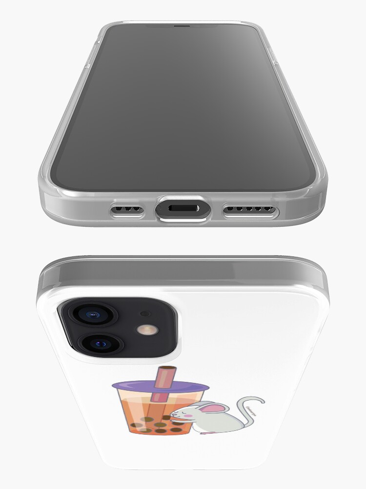 Alternate view of Chinese Zodiac Rat w/ Boba iPhone Case & Cover