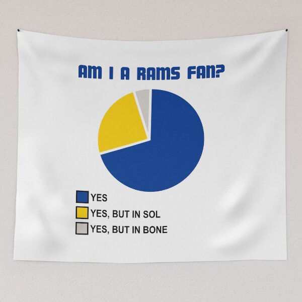 Item preview, Am I A Rams Fan? designed and sold by Ramheart.
