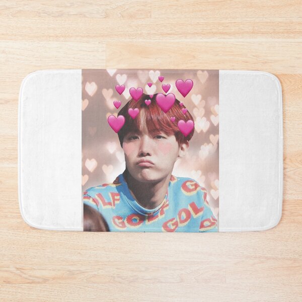 Item preview, BTS J-hope and heart design designed and sold by VisionsY.