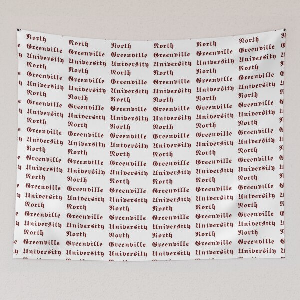 Item preview, NGU North Greenville University Red fancy font designed and sold by Delaneymaybe.
