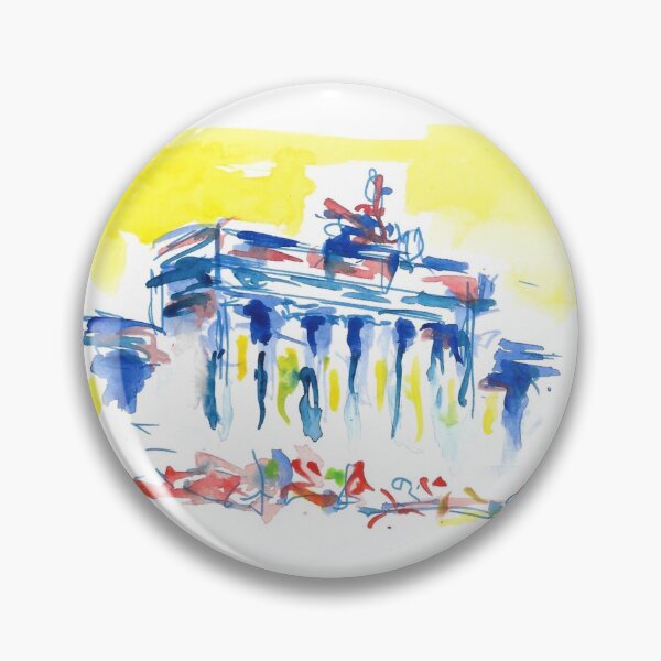 Item preview, Brandenburg Gate in blue designed and sold by Nicole Leidenfrost.