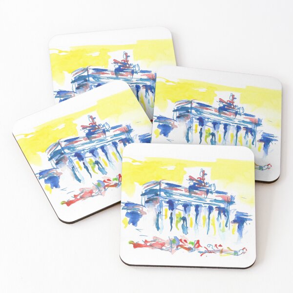 Item preview, Brandenburg Gate in blue designed and sold by Nicole Leidenfrost.