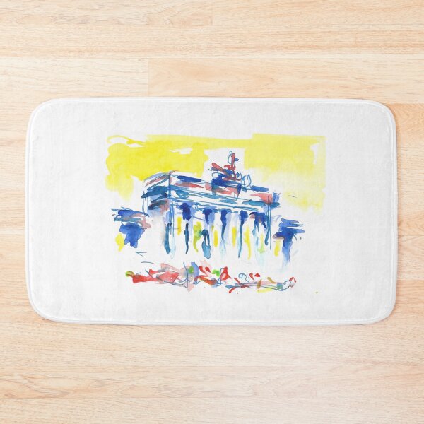 Item preview, Brandenburg Gate in blue designed and sold by Nicole Leidenfrost.