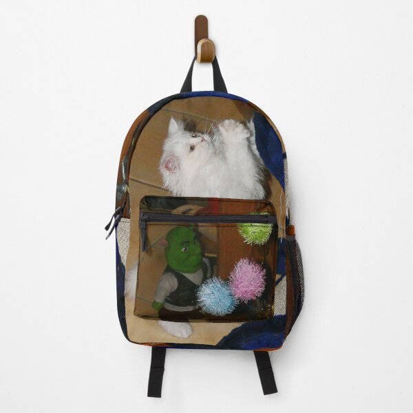 Item preview, White Persian Fluffy Baby Cat Nyssa Playing (Photo by ACCI) designed and sold by VanyssaGraphics.
