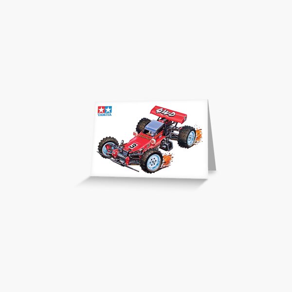 Retro RC 4WD buggy Greeting Card