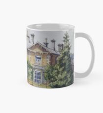 Watercolour of Abington Rectory, Northampton, 1875 Mug