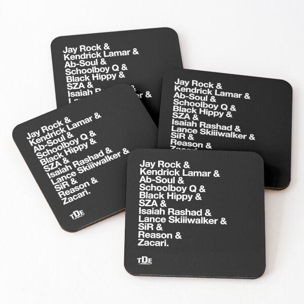 Item preview, Kendrick Lamar & TDE Artists Roster designed and sold by karanwashere.