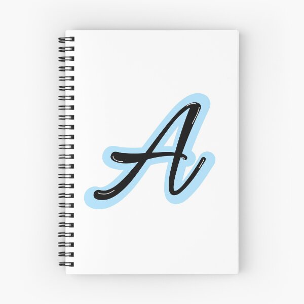 Item preview, Light Blue Letter A designed and sold by MaeCreates.