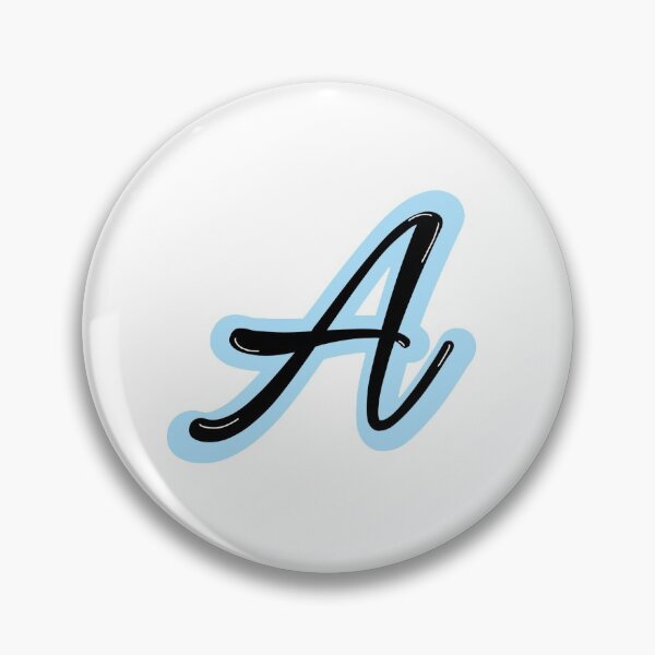 Item preview, Light Blue Letter A designed and sold by MaeCreates.