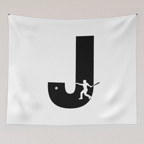 Item preview, Personalized Baseball Initial J designed and sold by TheFamilyVan.