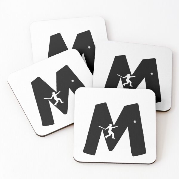 Item preview, Personalized Baseball Initial M designed and sold by TheFamilyVan.