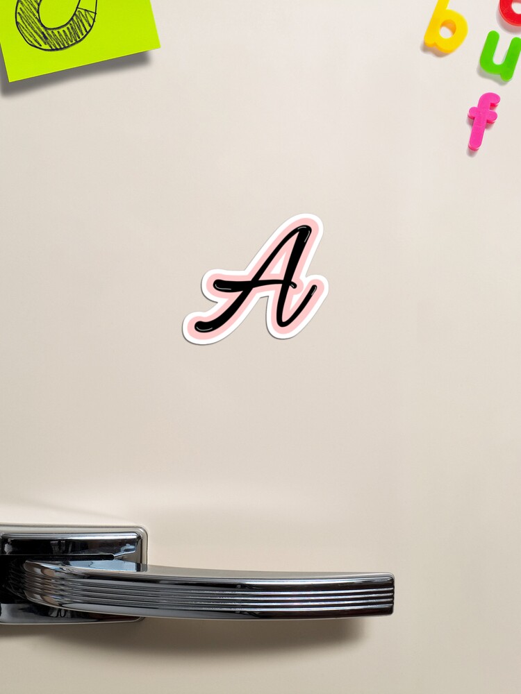 Light Pink Letter A | Sticker